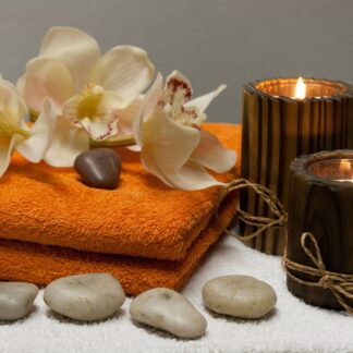 kit Toallas + Guía + Velas + Home Kit